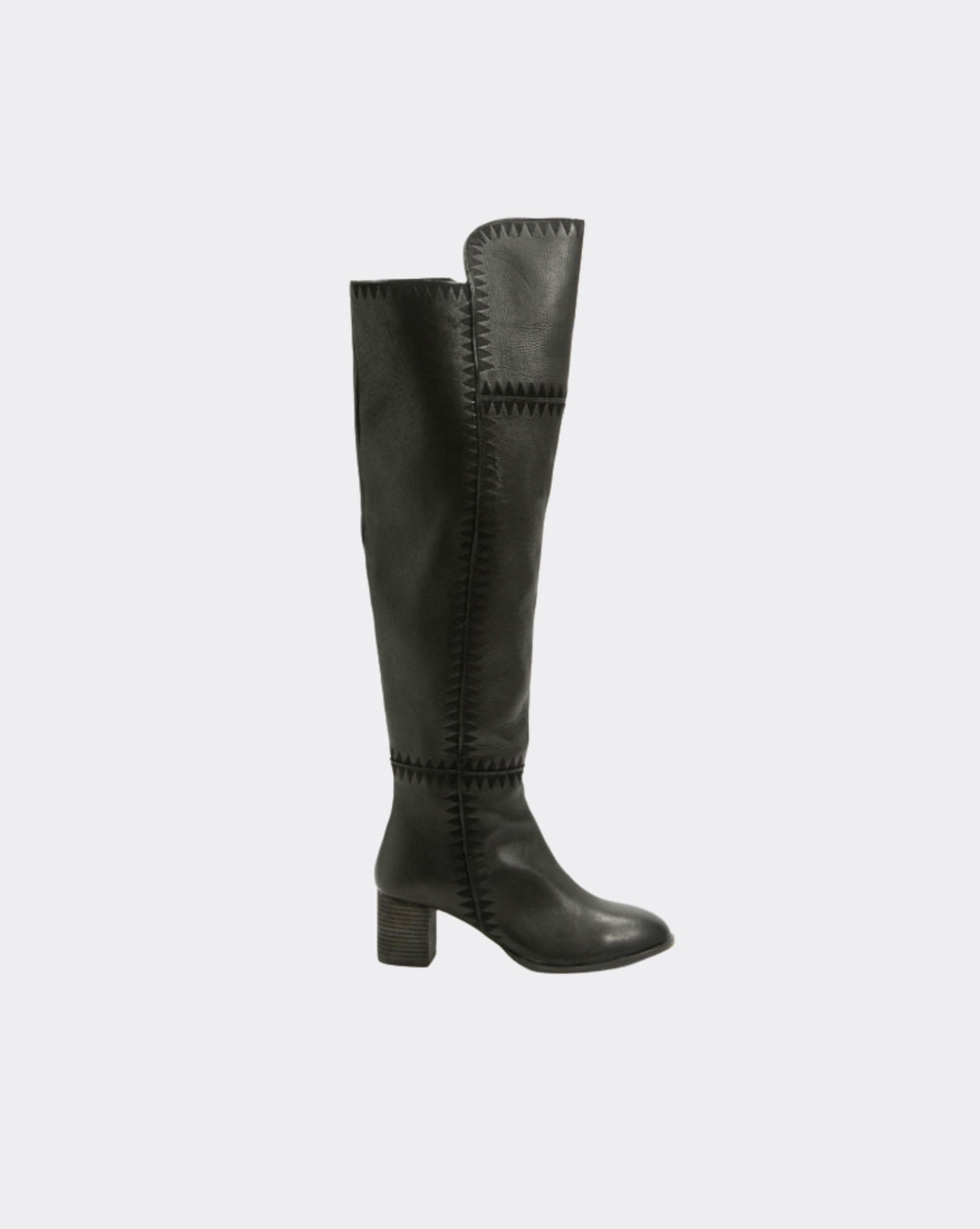 MARLEE - BLACK LEATHER TUMBLE